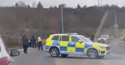 Heavily armed cops pull over car 'after chase' miles from where man killed in Greenock shooting - www.dailyrecord.co.uk - Scotland