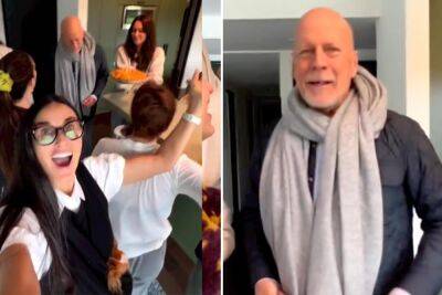 Fans alarmed over Bruce Willis’ missing tooth in birthday video - nypost.com