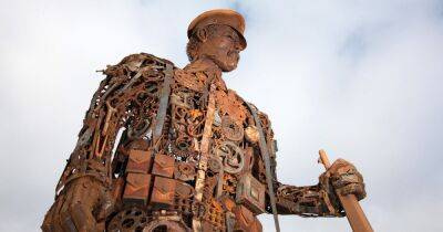 Towering scrap metal soldier will be star attraction at Perth's Black Watch Museum this summer - www.dailyrecord.co.uk - Scotland - Ireland - county Oliver - county Somerset
