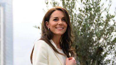 Kate Middleton Updated Her Favorite McQueen Blazer With Chunky Hoops - www.glamour.com - Britain - Ireland - Jamaica