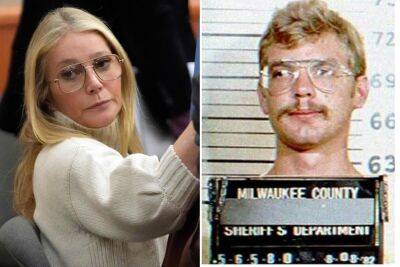 Gwyneth Paltrow compared to Jeffrey Dahmer for wearing ‘serial killer’ glasses at trial - nypost.com - Utah - county Terry - city Milwaukee - county Love