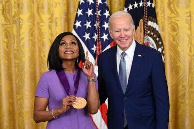 Mindy Kaling Reacts To Recieving National Medal Of Arts From Joe Biden: ‘Almost Too Much To Take In’ - etcanada.com - USA