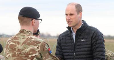 Prince William Meets with Troops During Surprise Visit Near Ukrainian-Polish Border - www.justjared.com - Britain - Ukraine - Russia - Poland