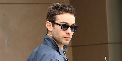 Chace Crawford Makes a Dinner Run with His Precious Pooch Shiner - www.justjared.com - Los Angeles
