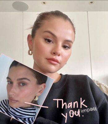 Hailey Bieber Thanks Selena Gomez 'For Speaking Out' -- Says They're Trying 'To Move Past' Troubles & Have Been Talking For WEEKS - perezhilton.com