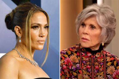 Jane Fonda: Jennifer Lopez never apologized for cutting my face during scene - nypost.com