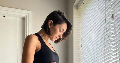 Strictly’s Janette Manrara proudly cradles bare baby bump in stunning workout pics - www.ok.co.uk