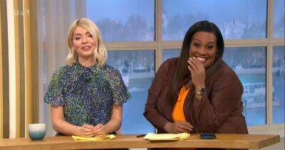 Holly Willoughby fears knicker flash as she ends up on ITV This Morning floor in live incident after being 'tackled' by Alison Hammond - www.manchestereveningnews.co.uk