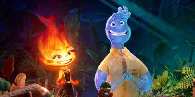Disney & Pixar's 'Elemental' - Watch the Trailer! - www.justjared.com - city Element
