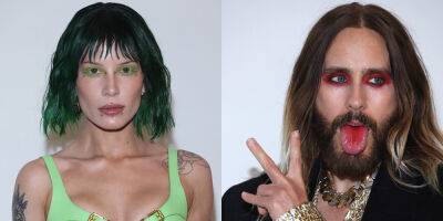 Halsey & Jared Leto Go Bold With Their Makeup For Givenchy Show During Paris Fashion Week - www.justjared.com - France