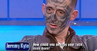 Jeremy Kyle Show's 'most memorable guest' with skull face tattoo dies in sleep - www.dailyrecord.co.uk - Birmingham