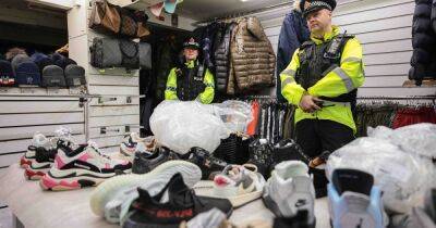"This is just the tip of the iceberg": Officers 'weakening the grip’ of criminal gangs in the UK’s counterfeit capital - www.manchestereveningnews.co.uk - Britain - Manchester
