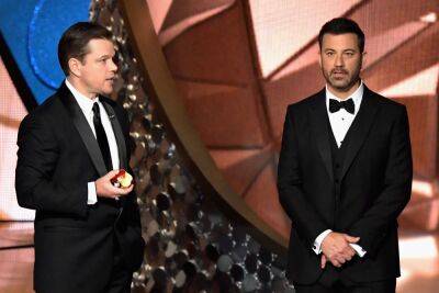 Oscars Host Jimmy Kimmel Is ‘Thrilled’ Matt Damon Won’t Be At This Year’s Ceremony - etcanada.com