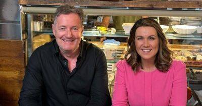 Piers Morgan prompts comments as he's teased by Susanna Reid after ITV Good Morning Britain reunion - www.manchestereveningnews.co.uk - Britain - London - county Marshall - city Sharon, county Marshall