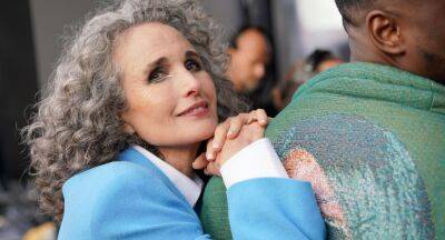 Andie MacDowell doesn't care what you think about her grey hair - www.who.com.au