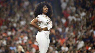 Megan Thee Stallion Throws the First Pitch for Her Hometown Team Houston Astros - www.etonline.com - Texas - city Chicago, county White - city Hometown