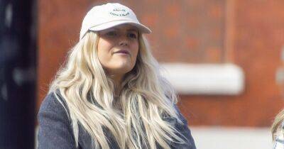 Stylish Corrie star Lucy Fallon takes baby on a stroll in the sunshine with pal - www.ok.co.uk