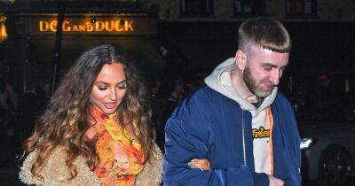 Jade Thirlwall dons her leather and fur coat for night out on the town in London - www.ok.co.uk - Britain - London - Jordan - county Edwards