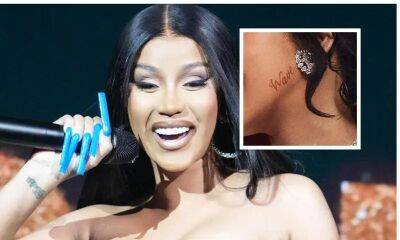 Cardi B shows off new face tattoo of her son’s name: ‘Simple and cute’ - us.hola.com