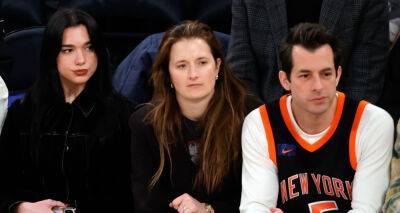 Dua Lipa Sits Courtside with Mark Ronson & Wife Grace Gummer at Knicks Game - www.justjared.com - county Garden - county York