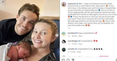 Former Love Island star Amy Hart gives birth: 'We are so in love' - www.msn.com