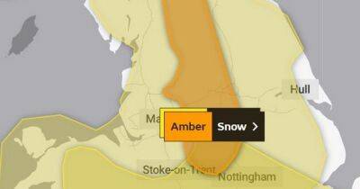 Met Office issues amber heavy snow warning for parts of Greater Manchester - www.manchestereveningnews.co.uk - Britain - Scotland - Manchester
