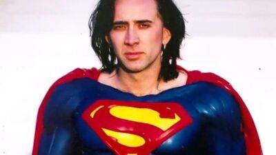 Nic Cage Doesn’t Need To Be In The MCU, But He Still Wishes He & Tim Burton Made ‘Superman Lives’ - theplaylist.net