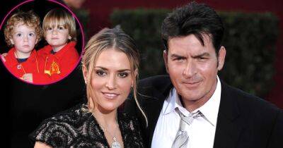 Charlie Sheen and Brooke Mueller’s Rare Photos of Twin Sons Bob and Max - www.usmagazine.com