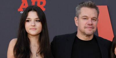 Matt Damon Says Daughter Isabella Still Roasts His Movies - www.justjared.com