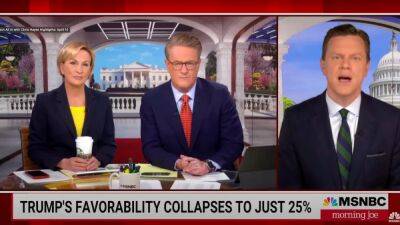 ‘Morning Joe’ Says Trump’s 25% Favorability Polling Practically Makes Him a ‘Fringe’ Candidate: ‘Just a Terrible Number’ (Video) - thewrap.com - USA