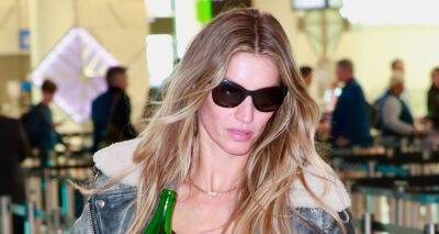 Gisele Bundchen Arrives at Airport to Catch a Flight Out of NYC - www.justjared.com - New York