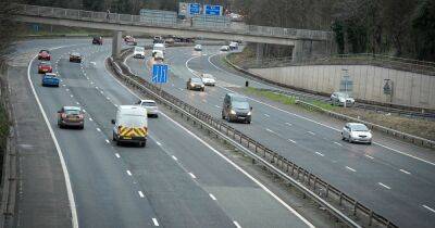 Man taken to hospital in 'serious condition' after 'drug-drive' motorway crash ends with a van on its roof - www.manchestereveningnews.co.uk - Manchester - county Hyde