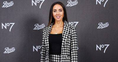 Emily Andre channels Clueless in checked suit as she changes outfit for 2nd celeb event - www.ok.co.uk - Hague
