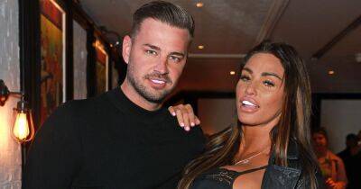 Katie Price and Carl can't keep hands off each other in first public show after reuniting - www.ok.co.uk