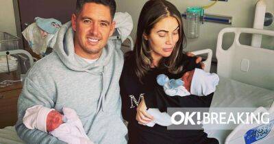 TOWIE star Amy Childs announces adorable names of week old twins - www.ok.co.uk