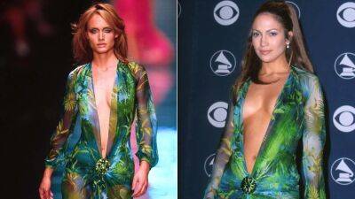 Amber Valletta recalls Jennifer Lopez's iconic plunging Versace dress: 'I wore it first' - www.foxnews.com - city Valletta