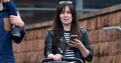 Corrie's Shona actress Julia Goulding snapped in rare pics with baby on day off from soap - www.ok.co.uk - Manchester