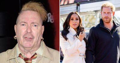 Sex Pistols frontman slams Prince Harry and Meghan telling them to f*** off - www.dailyrecord.co.uk - California