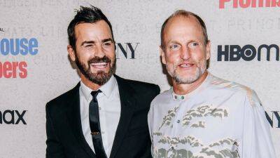 Justin Theroux on His Bromance With Woody Harrelson: 'I'm in Competition' With Matthew McConaughey (Exclusive) - www.etonline.com - New York