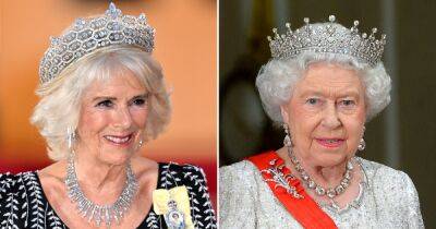 How Queen Consort Camilla’s Coronation Tiara Honors Queen Elizabeth II - www.usmagazine.com - Britain - India - county King George - Victoria