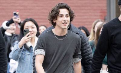 Timothee Chalamet Spotted During Another Day on Commercial Set, Plus More Photos from Day One! - www.justjared.com - New York