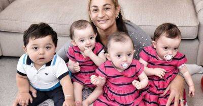 Britain's oldest quadruplets mum lives in Travelodge after being made homeless - www.manchestereveningnews.co.uk - Britain - Manchester - Cyprus