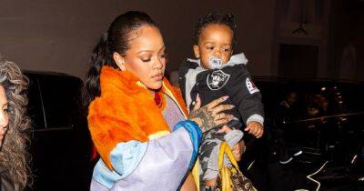 Rihanna flaunts her bare baby bump as she cradles son in iconic photos - www.ok.co.uk - France - Paris