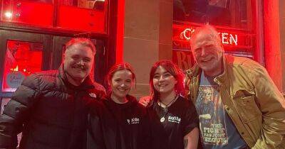 Scots stars James Cosmo and Alex Ferns enjoy meal out at popular Glasgow restaurant - www.dailyrecord.co.uk - Scotland