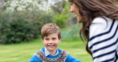Prince Louis giggles with mum Kate in sweet new pic as young royal turns 5 - www.ok.co.uk