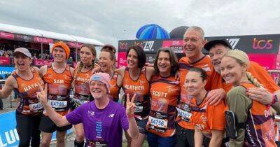 EastEnders stars 'absolutely stoked' as they raise £50k for Bab's Army at London Marathon - www.ok.co.uk - Britain - New York - county Marathon