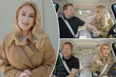 Adele will be James Corden’s final ‘Carpool Karaoke’ guest - nypost.com - London