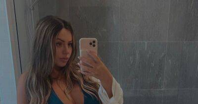 Geordie Shore's Holly Hagan shares bikini bump pic and teases 'not long now' - www.ok.co.uk - county Crosby