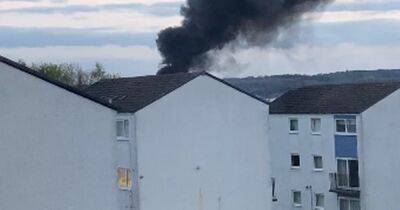 Residents in Scots town left with no power amid huge blaze at electricity substation - www.dailyrecord.co.uk - Scotland - Beyond