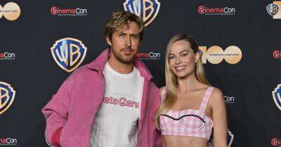 Margot Robbie and Ryan Gosling go full Barbie in pink outfits as they promote film - www.ok.co.uk - Australia - Las Vegas